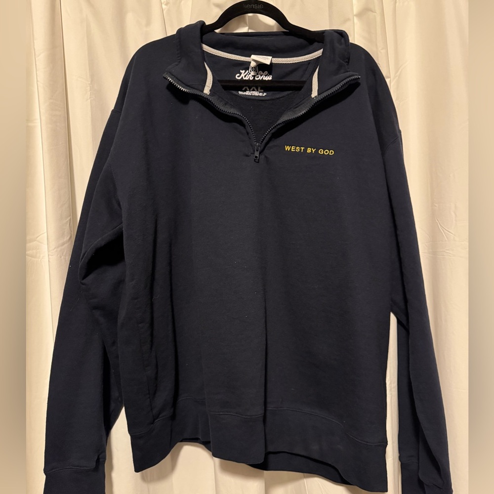 West Virginia XXL quarter zip